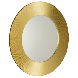 SAPHO - SUNBEAM kulaté zrcadlo v rámu, pr.90cm, zlatá (SB900)