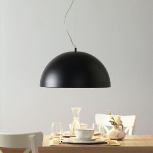 Lucande Maleo závesná lampa 53cm čierna