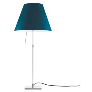 Luceplan Costanza stolová lampa D13 hliník/modrá