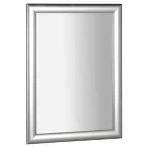 SAPHO - ESTA zrcadlo v dřevěném rámu 580x780mm, stříbrná s proužkem (NL395)