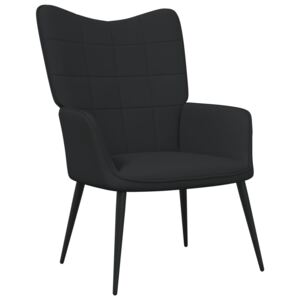 Relaxačná stolička 62x68,5x96 cm čierna látka