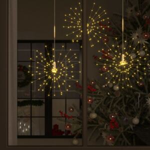 Vonkajšie vianočné ohňostrojové svetlá 4 ks 50 cm 560 LED diód