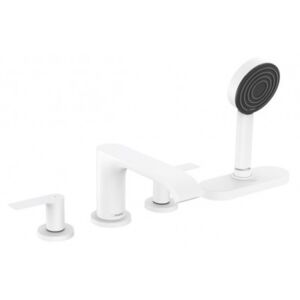 Hansgrohe Vivenis 4-otvorová batéria na okraj vane, s sBoxom, matná biela, 75444700