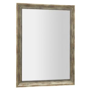 SAPHO - DEGAS zrcadlo v dřevěném rámu 716x916mm, černá/starobronz (NL730)