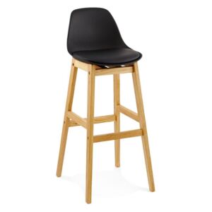 Moderná barová stolička Evan čierna