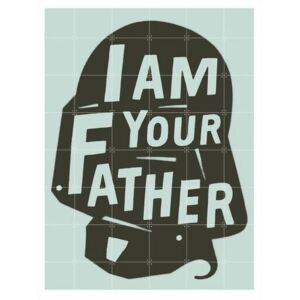 IXXI Skladaný obraz IXXI I am your Father L