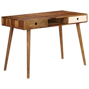 Písací stôl 110x55x76 cm masívne sheeshamové drevo
