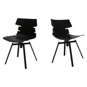 Dizajnová stolička Dollie II / čierna