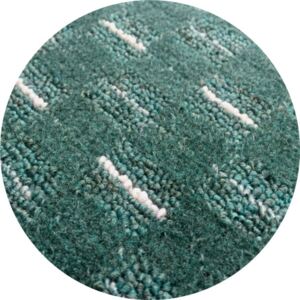 Vopi koberce akcia: 200x200 cm Kusový koberec Valencia zelená guľatý - 200x200 kruh cm