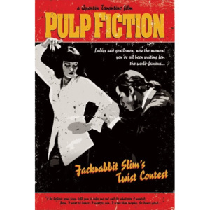 Plagát, Obraz - Pulp Fiction - Twist Contest, (61 x 91.5 cm)