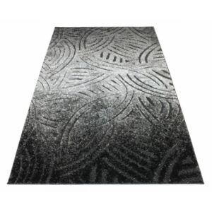 Kusový koberec Shaggy vlas 30 mm Poly sivý, Velikosti 80x150cm