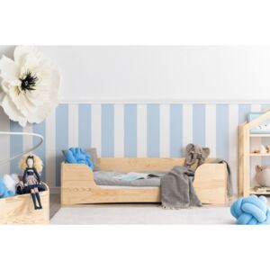 Detská dizajnová posteľ z masívu PEPE 3 - 120x60 cm