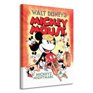 Obraz na plátne Disney Mickey Mouse (Mickey's Nightmare) 60x80 WDC90764