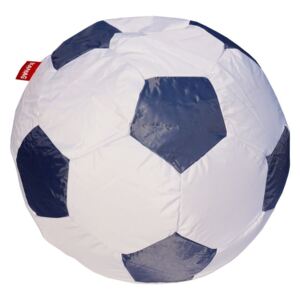 MAXMAX Sedací vak fotbalový míč 90 cm - šedý