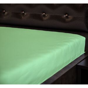 Jersey nepremokavá napínacia plachta Zelená Rozmer: 60 x 120 cm