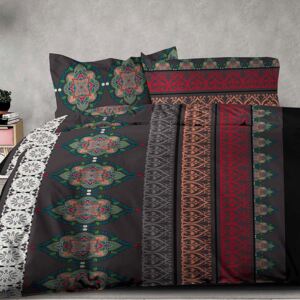XPOSE® Bavlnené obliečky na dve postele PADMA - sivé