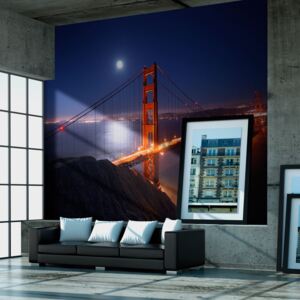 Fototapeta - Golden Gate Bridge at night 200x154 cm