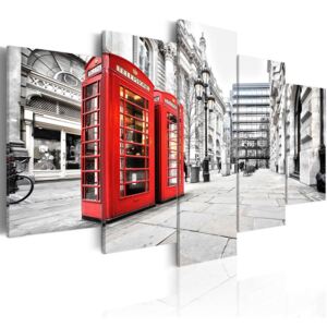 Obraz na plátne - Street of London 100x50 cm
