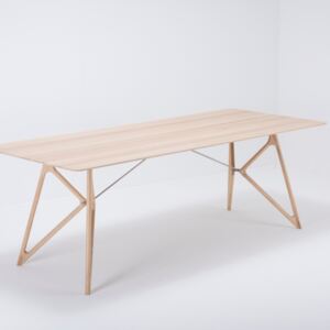 Jedálenský stôl z masívneho dubového dreva Gazzda Tink, 220 × 90 cm