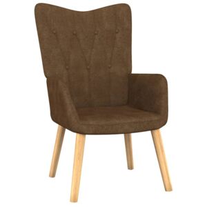 Relaxačná stolička 62x68,5x96 cm hnedá látka