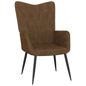 Relaxačná stolička 62x68,5x96 cm hnedá látka