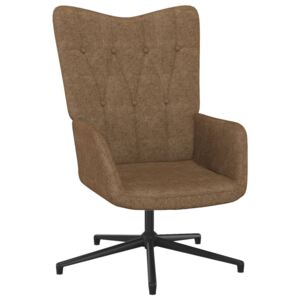 Relaxačná stolička 62x67x97,5 cm sivohnedá látková