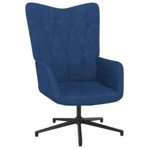 Relaxačná stolička 62x67x97,5 cm modrá látková
