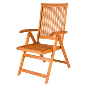 FLORABEST® Polohovacia stolička z akáciového dreva (100324900)