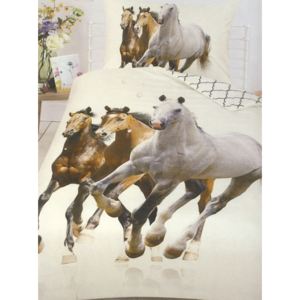 HORSES bavlnené obliečky 140x200cm
