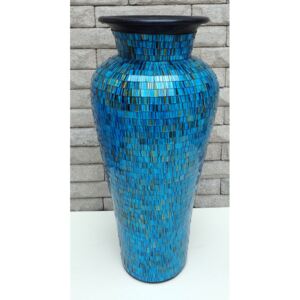 Váza modrá TYRKYS veľká 60 cm