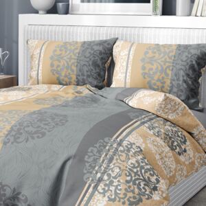 Goldea bavlnené posteľné obliečky - vzor 270 zámocké ornamenty 140 x 220 a 70 x 90 cm