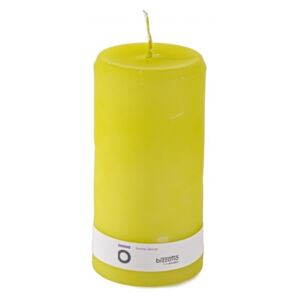 Žltá vosková sviečka 7x15 cm 22879