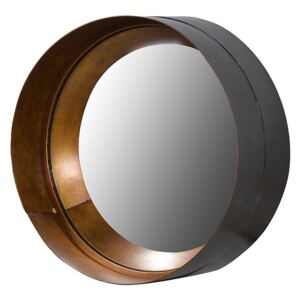 Zrkadlo bronze okrúhle