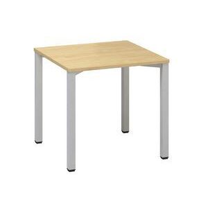 Kancelársky stôl Alfa 200, 80 x 80 x 74,2 cm, rovné vyhotovenie, dezén divoká hruška, RAL9022