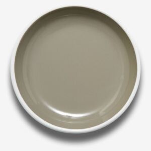BORNN Malý smaltovaný šedý plytký tanier