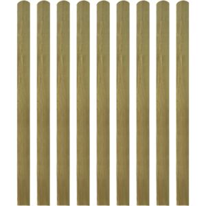 Impregnované plotové dosky 20 ks, FSC drevo 140 cm