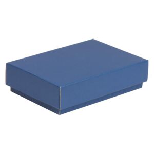 Darčeková krabička s vekom 200x125x50 mm, modrá