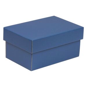 Darčeková krabička s vekom 200x125x100 mm, modrá
