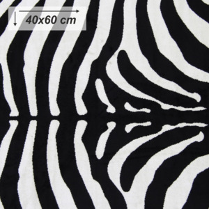 TEMPO KONDELA Arwen koberec 40x60 cm vzor zebra