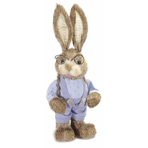 Veľkonočný zajko v jarnom oblečení 32 cm