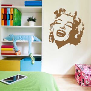 GLIX Marilyn - nálepka na stenu Hnedá 50 x 60 cm