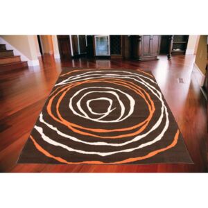 Kusový koberec PP Barel hnedo oranžový, Velikosti 120x170cm