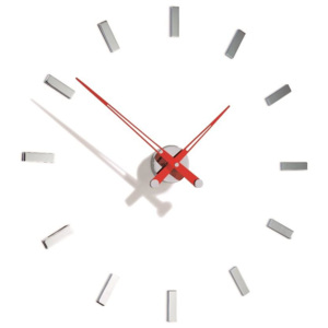 Designové nástěnné hodiny Nomon Tacon 12i red 73cm