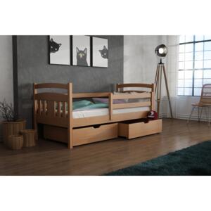 Detská posteľ 80 x 180 cm Kayla (s roštom a úl. priestorom) (buk). Akcia -33%. Vlastná spoľahlivá doprava až k Vám domov