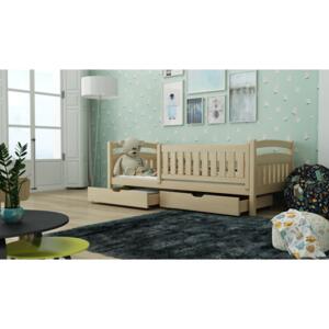 Detská posteľ 80 x 180 cm Tarra (s roštom a úl. priestorom) (borovica). Akcia -33%. Vlastná spoľahlivá doprava až k Vám domov