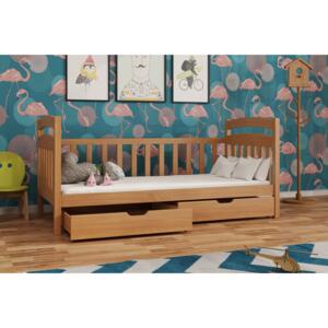 Detská posteľ 80 x 180 cm Tobie (s roštom a úl. priestorom) (buk). Akcia -33%. Vlastná spoľahlivá doprava až k Vám domov