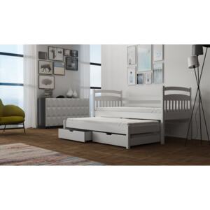 Detská posteľ 80 cm REID (s roštom a úl. priestorom) (biela). Akcia -33%. Vlastná spoľahlivá doprava až k Vám domov