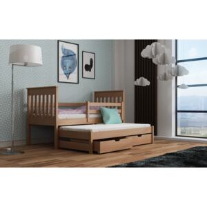 Detská posteľ 90 x 200 cm TOYA (s roštom a úl. priestorom) (buk). Akcia -33%. Vlastná spoľahlivá doprava až k Vám domov