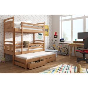 Detská posteľ 90 x 190 cm ANIE (s roštom a úl. priestorom) (buk). Vlastná spoľahlivá doprava až k Vám domov