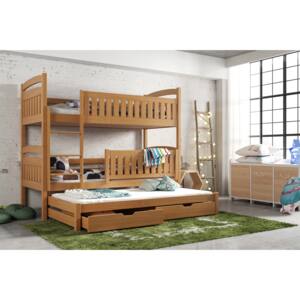 Detská posteľ 90 x 190 cm BLAIR (s roštom a úl. priestorom) (buk). Vlastná spoľahlivá doprava až k Vám domov